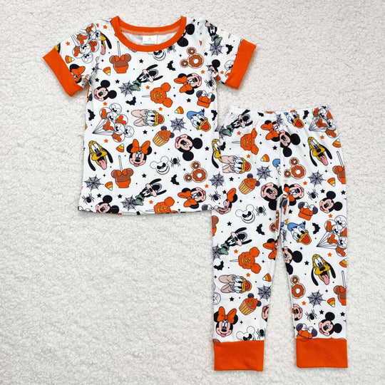 PREORDER- Mouse and Friends Orange Halloween (No Ruffles)