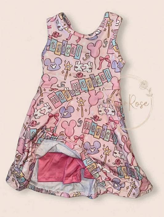 PREORDER- Family Spring＆Summer Cartoon Print Dress,Set＆Romper
