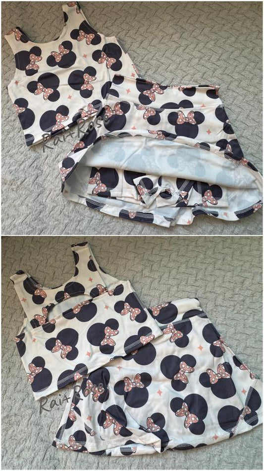 Magical Kingdom Athletic Material with Built In Shorts