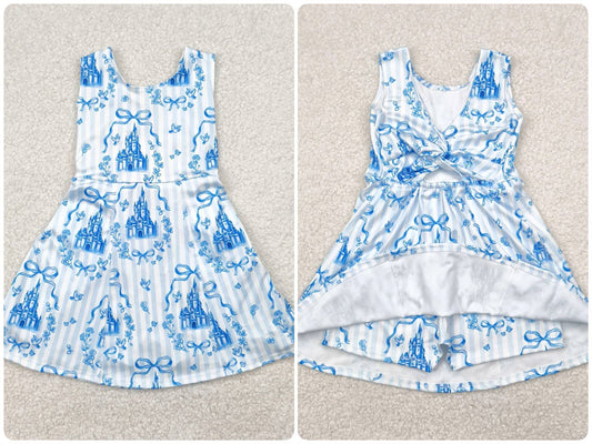 Magical Kingdom Athletic Material with Built In Shorts