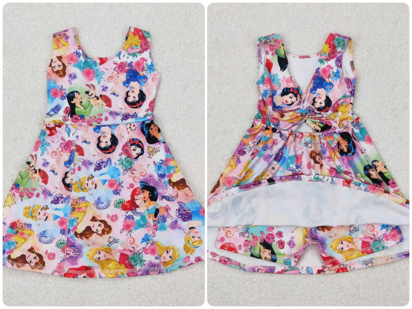 Magical Kingdom Athletic Material with Built In Shorts