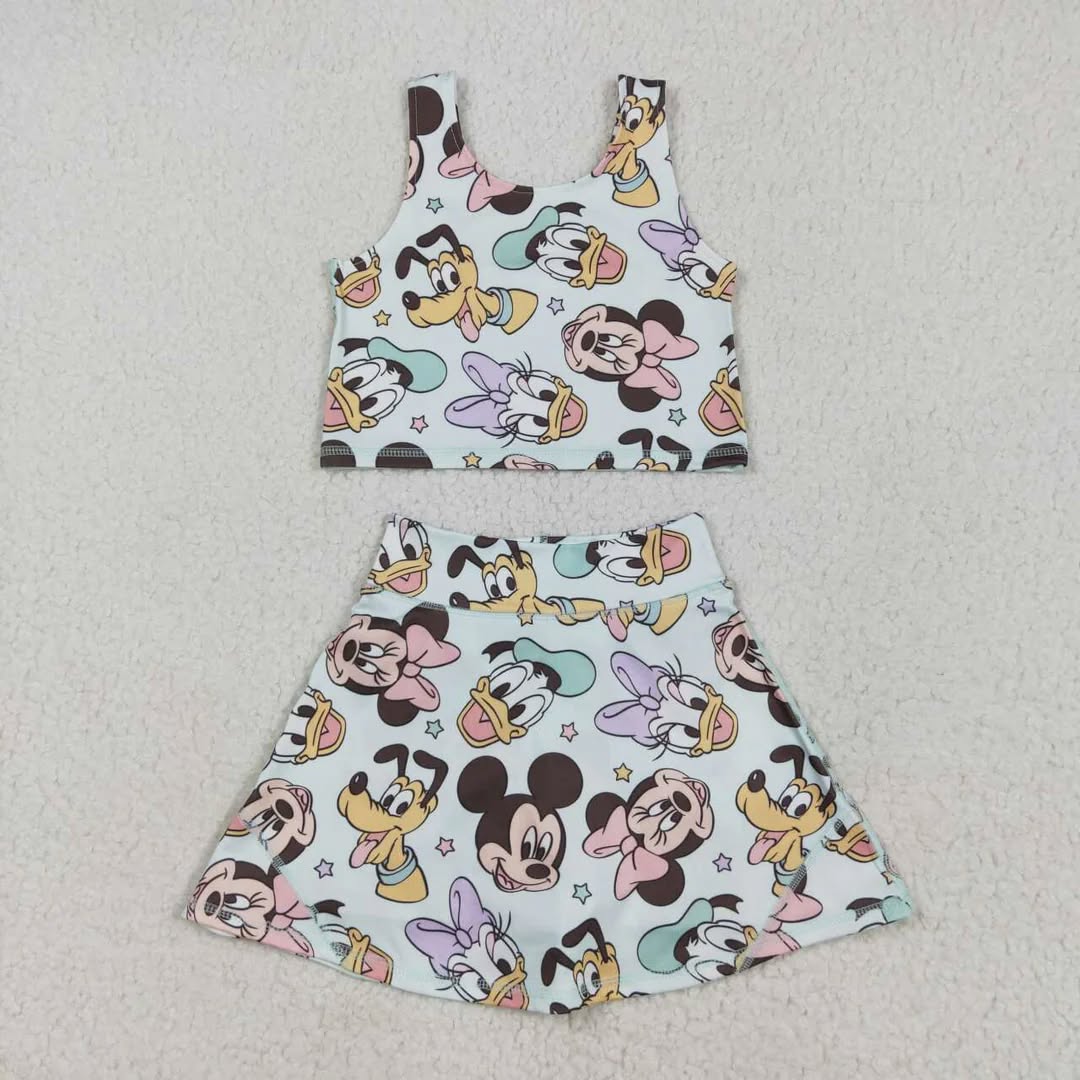 Magical Kingdom Athletic Material with Built In Shorts