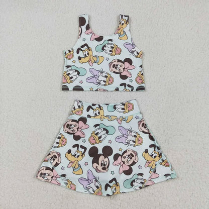 Magical Kingdom Athletic Material with Built In Shorts