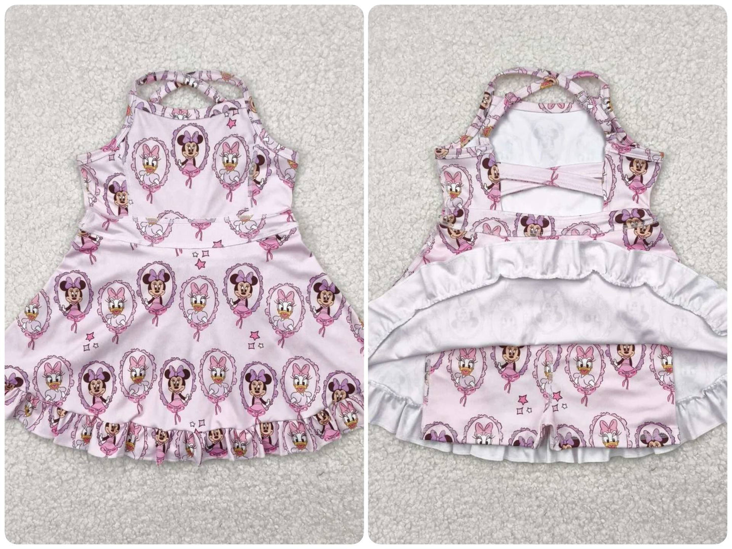 Magical Kingdom Athletic Material with Built In Shorts